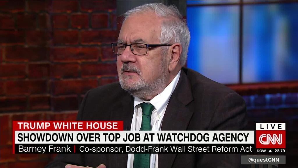 Barney Frank: CFPB out of control? Give me an example.