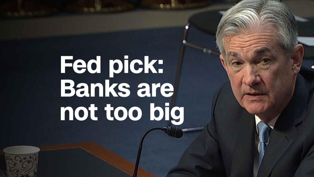 Fed pick: Banks are not too big to fail