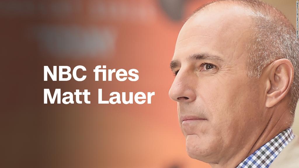 Matt Lauer fired from NBC News