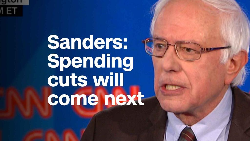 Bernie Sanders: Cuts to services will follow tax cuts