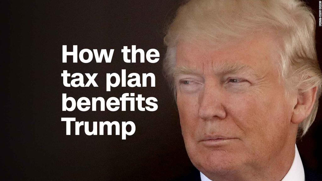How President Trump benefits from the GOP tax plan