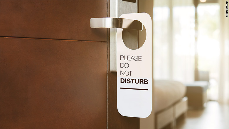 Disney hotels take down 'Do Not Disturb' signs