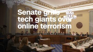 Senate committee grills tech giants over online terrorism