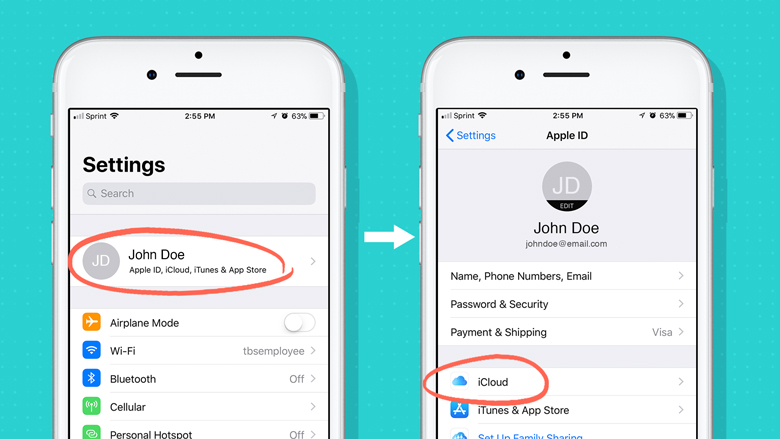 how to backup iphone to icloud in ios 9