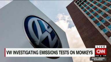 VW's diesel scandal now involves monkeys