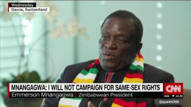 Richard Quest has tough questions for Zimbabwe's new president