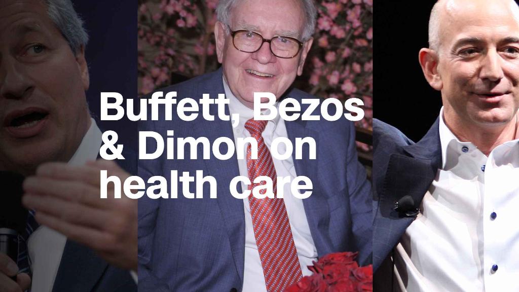 Buffett, Bezos & Dimon try to tackle health care