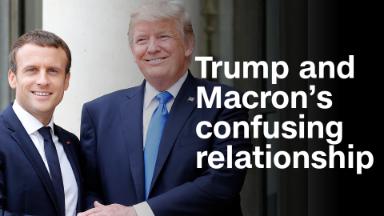 Trump and Macron's confusing relationship, explained