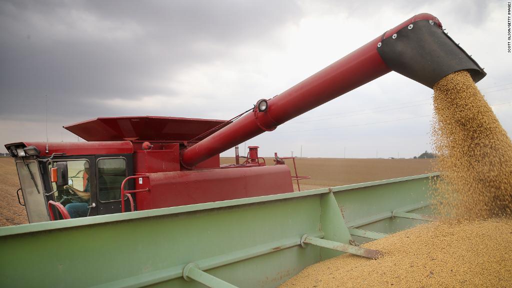 How soybeans could be pawns in a US-China trade war