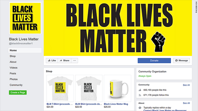 black lives matter facebook fake 2