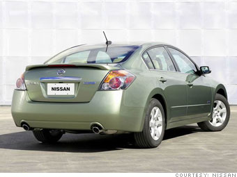 2008 Nissan altima hybrid sedan mpg #2