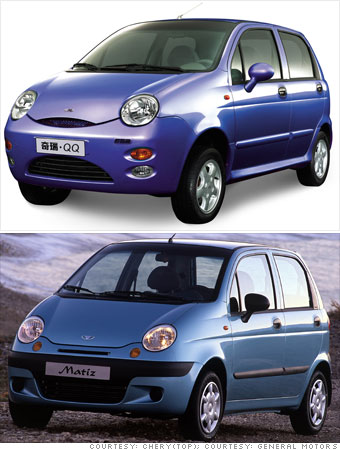 Cars Pictures on Cars  6 Chinese Knock Offs   Chery Qq Vs  Chevy Matiz 0 8s  6