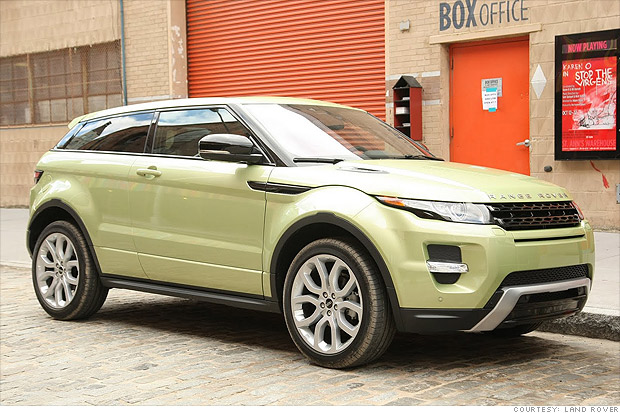 The Range Rover Evoque from Land Rover follows in the recent trend of 