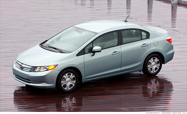 Honda civic hybrid rental car #7