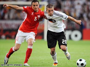 Polish soccer rivalries' jerseys