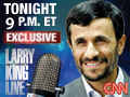 TONIGHT: Ahmadinejad Exclusive