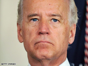 Vice President Biden on Thursday said people should avoid "confined spaces."