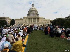 Muslims Conduct a Day of Prayer in Washington