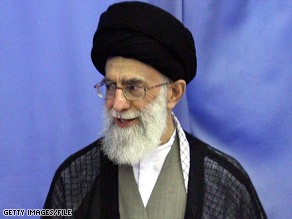 The blogger had been jailed for allegedly insulting Ayatollah Ali Khamenei in an internet posting.