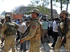Militant attacks, such as this one in Islamabad on Monday, are turning the Pakistani population against jihadists.