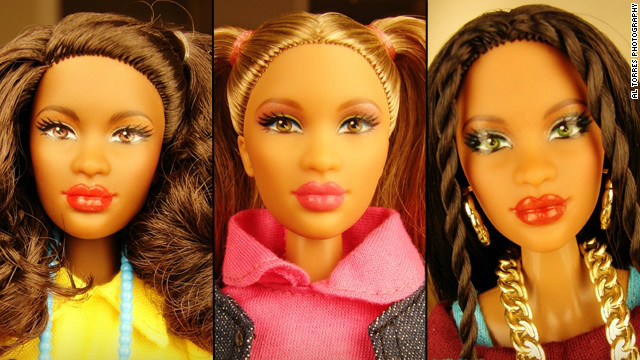 afro american barbie dolls