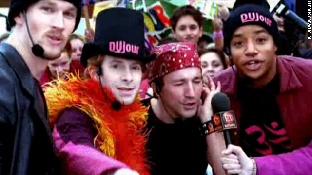 Successful boy band Du Jour, which features Alex Martin, Seth Green ...