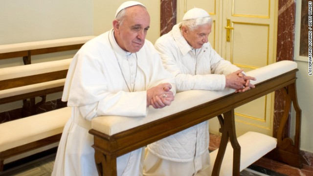 El papa Francisco y el papa emérito Benedicto XVI almuerzan juntos ...