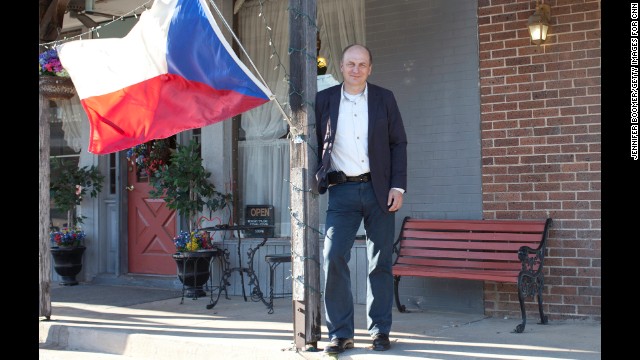 Petr 
Gandalovic, the Czech Republic ambassador to the United States, came to West to offer condolences on behalf of his country. He says the town's disaster is the No.1 news story there. 