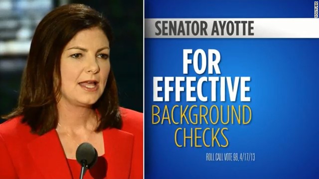 NRA airs ‘thank you’ ad for Ayotte for gun vote – CNN Political Ticker ...