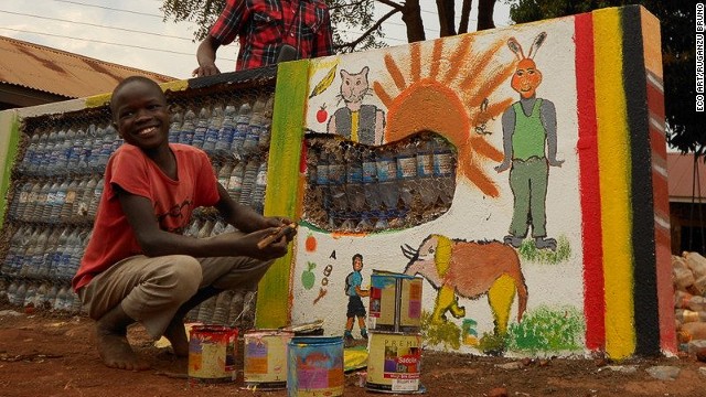 Playground made from trash gets children back in the swing - CNN.com