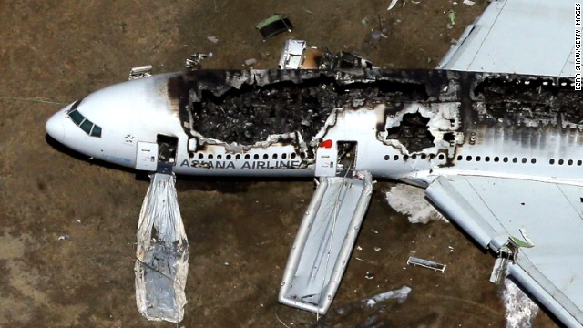 <a href='http://www.cnn.com/2013/07/06/us/gallery/san-fransisco-plane-crash/index.html'>Asiana Airlines Flight 214</a> crashed at San Francisco International Airport on July 6, 2013. The South Korean airline's Boeing 777 fell short of its approach and crash-landed on the runway. Three people were killed and more than 180 were injured.