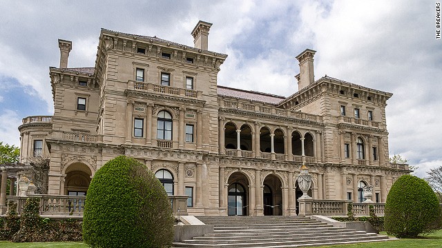 The 70-room Breakers covers 126,000 square feet from attic to basement to mezzanine. Ever humble, 19th-century owner Cornelius Vanderbilt II originally called this a "cottage."