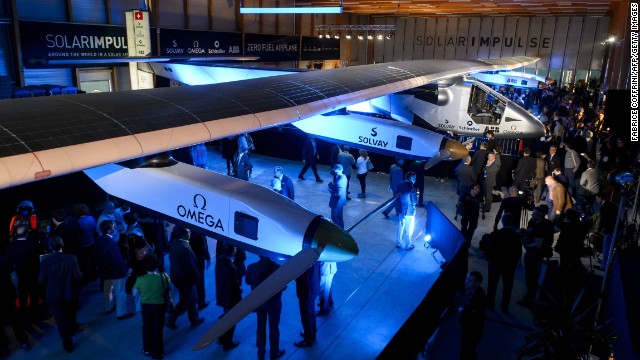 Solar Impulse is a single-seater aircraft designed to have "virtually unlimited autonomy," aiming to become the first sun-powered plane to circle the globe.