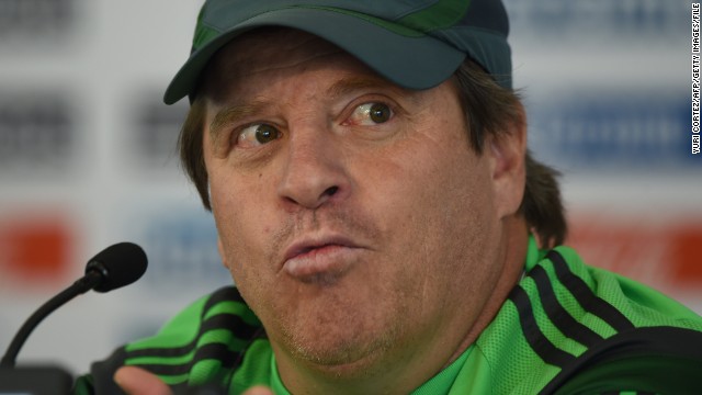 Mexico coach Miguel Herrera is hoping his players exercise a little restraint during their time in Brazil. "If a player can't go one month or 20 days without having sexual relations, then they are not prepared to be a professional player," he told Mexican newspaper Reforma.