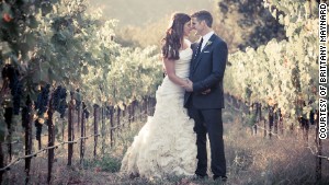 Brittany Maynard and Dan Diaz on their wedding day. She had been married a little more than a year when she was diagnosed with brain cancer.