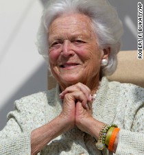 Former first lady Barbara Bush hospitalized - CNNPolitics.com