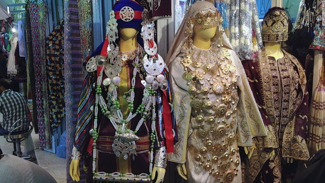 LIBYA: Wedding dresses on display in a Tripoli souk. Photo by CNN's ...