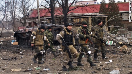 Drone footage of destroyed Donetsk airport - CNN Video