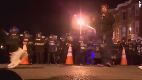 Baltimore police enforcing curfew - CNN Video