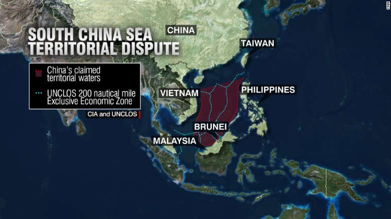 China cautions U.S. Navy on patrols in South China Sea by Brad Lendon and Jim Sciutto, CNN