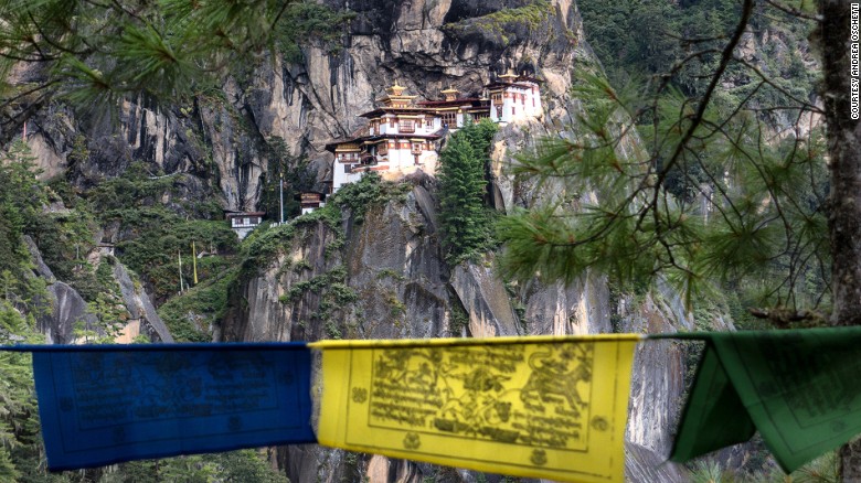 On rock cliff, Taktsang Lhakhang is the most popular attraction in Bhutan.
