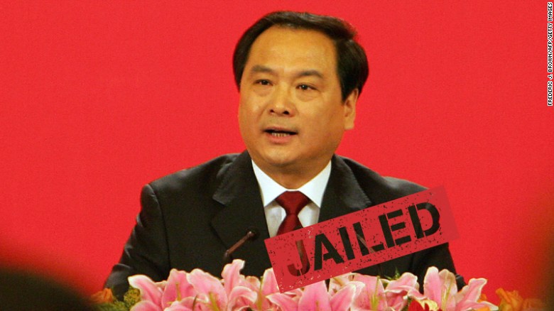 A Chinese court in the northern city of Tianjin sentenced a former vice minister of public security to 15 years in prison for corruption, state media reported Tuesday, January 12. Li Dongsheng, 60, was charged with taking almost 22 million yuan ($3.3 million) in bribes from 2007 to 2013. He was a protégé of disgraced former domestic security czar Zhou Yongkang, who was &lt;a href=&quot;http://cnn.com/2015/06/11/asia/china-zhou-yongkang-sentence/&quot;&gt;sentenced to life in prison in June 2015&lt;/a&gt; for corruption offenses.