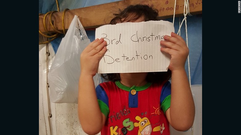 An image on the Facebook site &lt;a href=&quot;https://www.facebook.com/Free-the-Children-NAURU-839867502797443/?fref=nf&quot; target=&quot;_blank&quot;&gt;&quot;Free the Children NAURU,&quot;&lt;/a&gt; uploaded in November, 2015, shows a small child with a tally of how long they have been on the island.