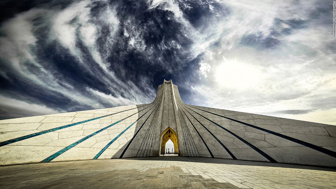 Built in 1971, the Azadi tower marks the 2,500th anniversary of the Persian Empire. &quot;I like this tower for its unique architecture,&quot; says Ganji.