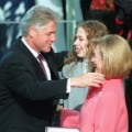 Bill Hillary Chelsea Clinton Inauguration RESTRICTED