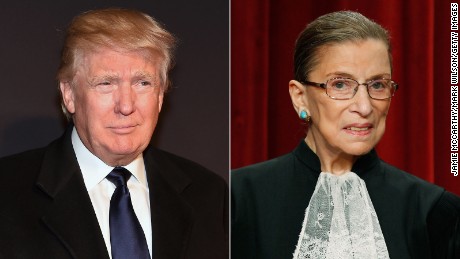 Ruth Bader Ginsburg: 'I regret making' Donald Trump remarks