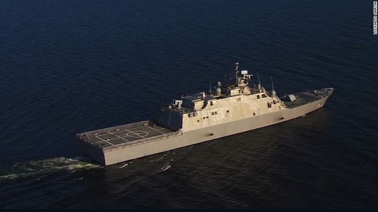 U.S. Navy tests littoral combat ship