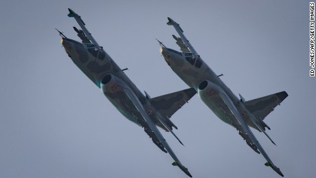 North Korea shows off its air force