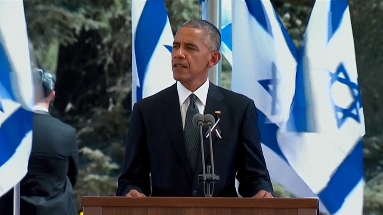 Obama signed off his speech in Hebrew  saying: Todah rabah, chaver yakar -- &quot;thank you, dear friend.&quot;
