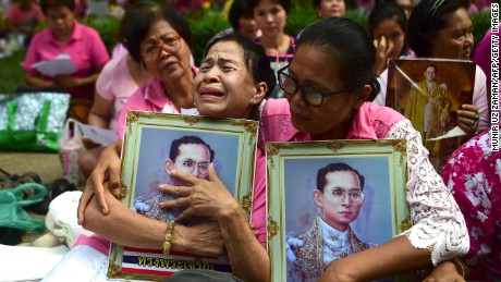 Thailand mourns King's death: 'He is our father'